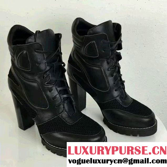 Louis Vuitton Digital Gate Ankle Boot 1A26JY Black 2016 (GD5033-6102015 )