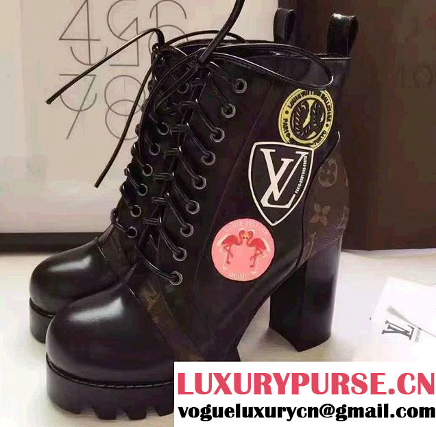 Louis Vuitton Heel 9cm Checkpoint Platform 3cm Desert Boots Stickers 2016