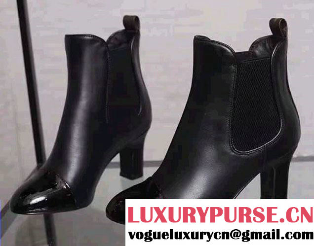 Louis Vuitton Heel 6cm Revival Ankle Boots 1A1LGT Black 2016