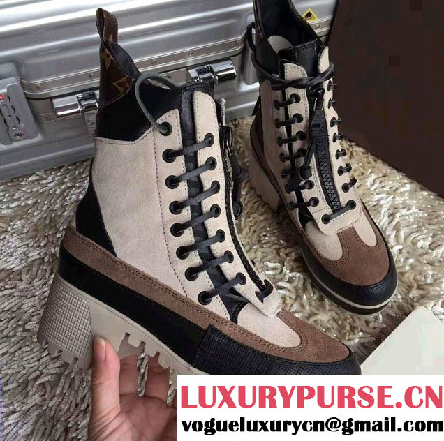 Louis Vuitton Palm Canyon Desert Boots Off White 2016