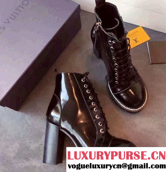 Louis Vuitton Heel 9.5cm Platform 3cm Star Trail Ankle Boots