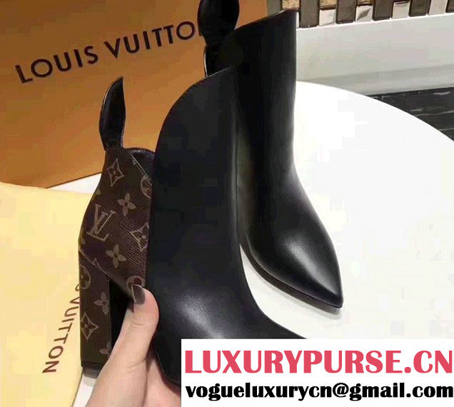 Louis Vuitton Heel 9.5cm Rodeo Queen Ankle Boots 1A2VJM 2017