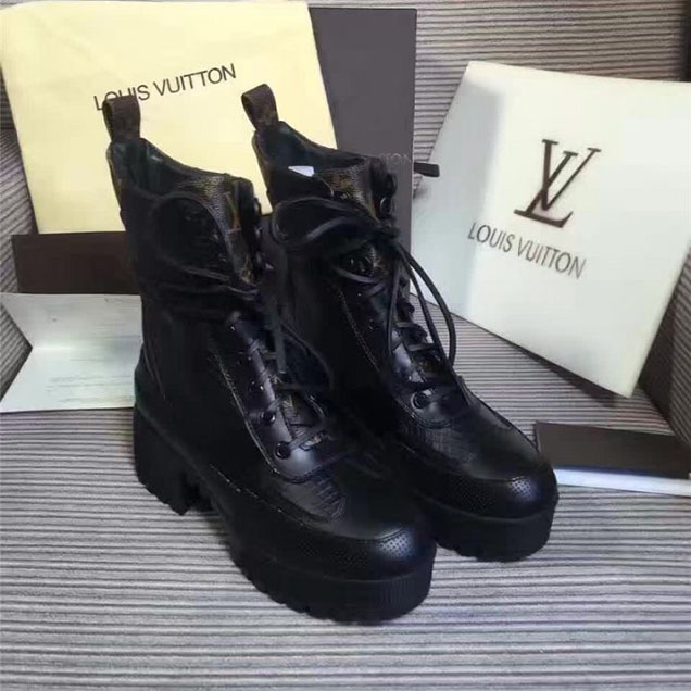 Louis Vuitton Laureate Platform Desert Boots Resort 2016 Collection 1A21T0