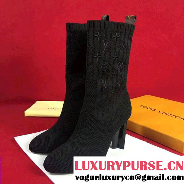 Louis Vuitton Silhouette Ankle Boot 1A3MJ0 Black 2017 (GD5002-7121922 )