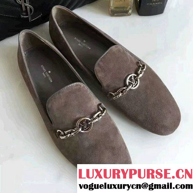 Louis Vuitton Schoolgirl Slipper Flat Brown 2016 (GD4005-6101512 )