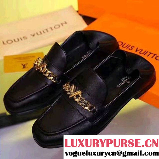 Louis Vuitton Prime Time Loafer Black 2017 (CC-7070814 )