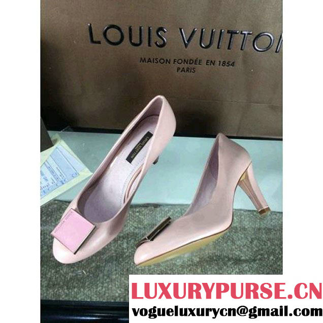 Louis Vuttion pink calfskin pump (GD3040-011605 )