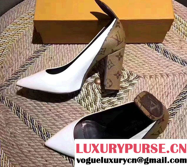 Louis Vuitton Heel 9.5cm Gamble Diva Pumps 2017