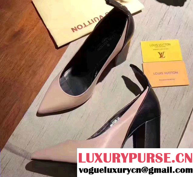 Louis Vuitton Heel 9.5cm Gamble Diva Pumps 2017