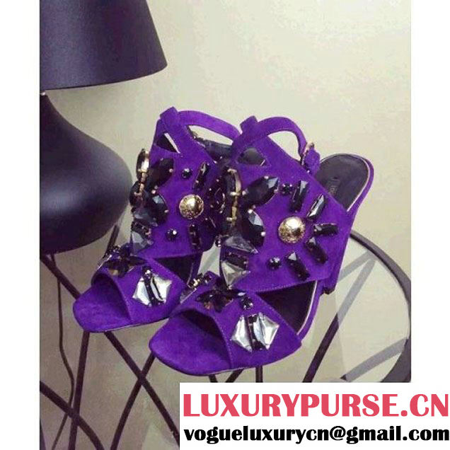 Louis Vuttion Parure 464451 Sandal in Violet 2015 (GD5045-042433 )