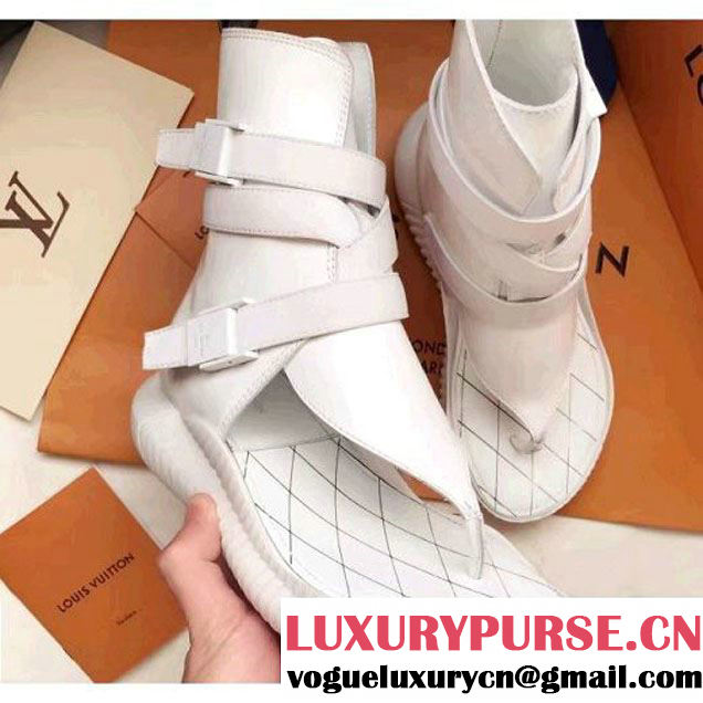 Louis Vuitton Bahia Brazil Flat Sandals White 2017 (LV-7031826 )