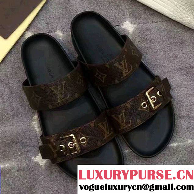 Louis Vuitton Bom Dia Mule 1A29GB Noir 2017 (GD4042-7031828 )