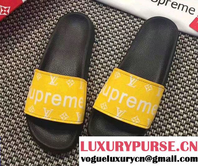 Louis Vuitton Supreme Mules Sandals 2017