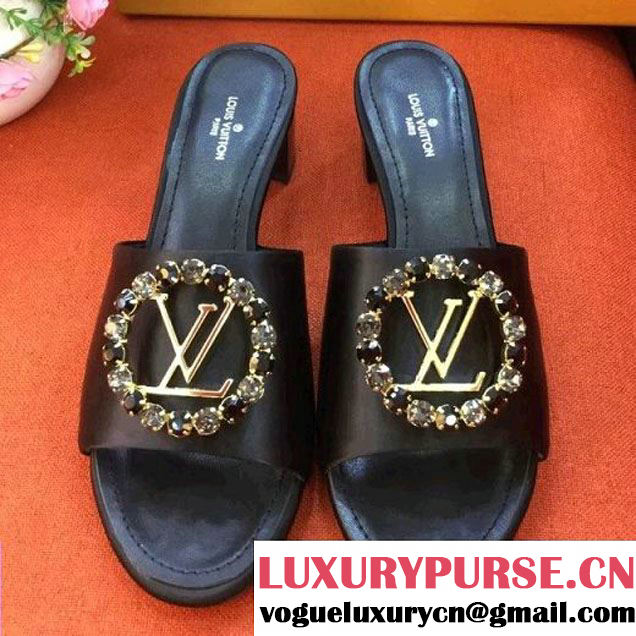 Louis Vuitton Black Leather Madeleine Mule 2018 (LG-8022820 )