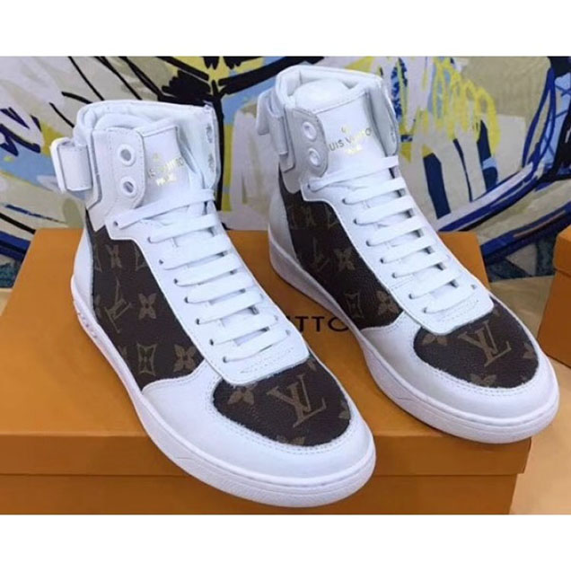 Louis Vuitton Rivoli Sneakers Boots Monogram Canvas 2018