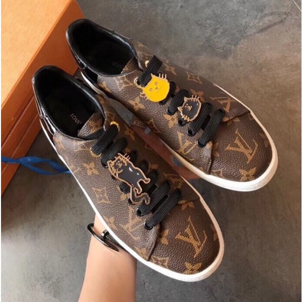 Louis Vuitton Cat Frontrow Sneaker in Monogram Canvas 1A52EQ 2018