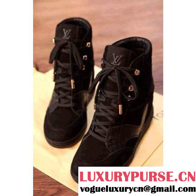 LV Black Nappa and Suede Sneakers (GGDH035-1025 )