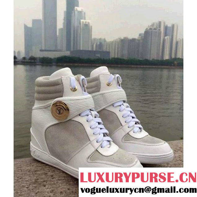 Louis Vuttion Postmark Sneaker Boot White 2015 (GD1066-092434 )