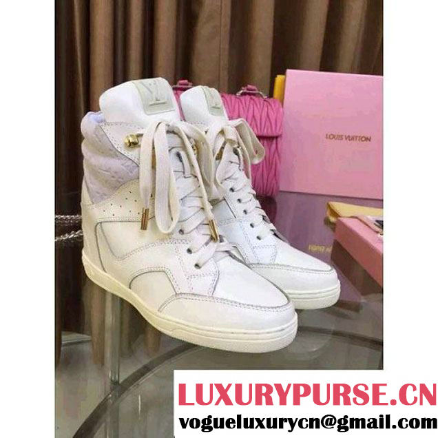 Louis Vuttion Cliff Calfskin Top Sneaker White 2015 (GD4032-092439 )