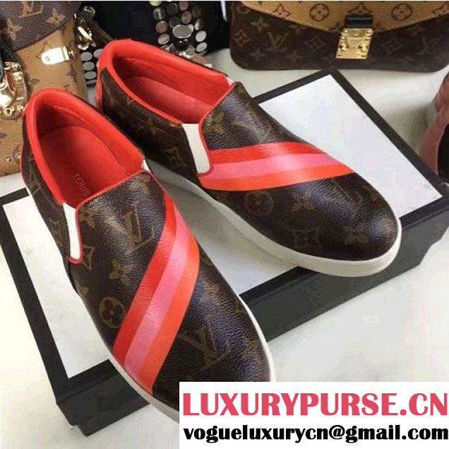 Louis Vuitton Frontrow Slip-On Sneaker 1A29ZH Red (GD4005-7011624 )