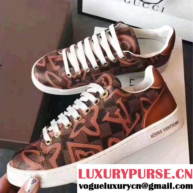 Louis Vuitton Bora Bora Sneaker Damier Ebene Canvas Tahitienne 2017 (CC-7070716 )