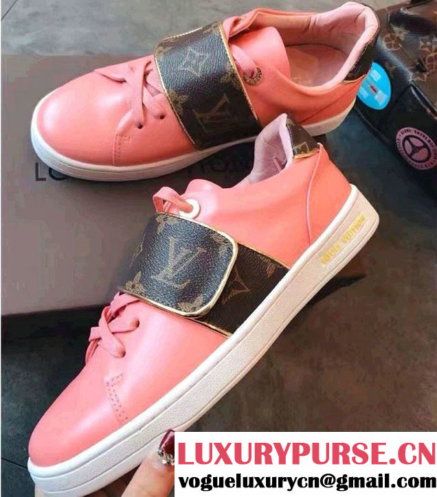 Louis Vuitton Monogram Canvas Frontrow Sneakers 1A2VZF 2017