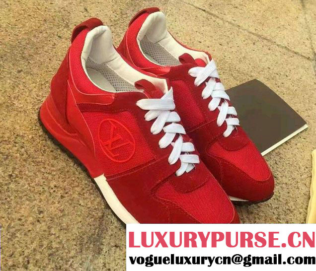 Louis Vuitton Run Away Sneakers 1A1SK8 Red 2016