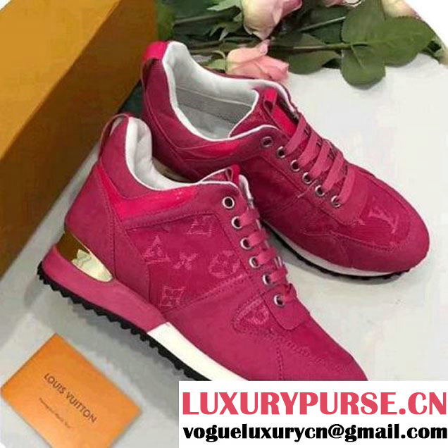 Louis Vuitton Run Away Sneaker Denim Canvas Rosy 2017 (GD5023-7080714 )