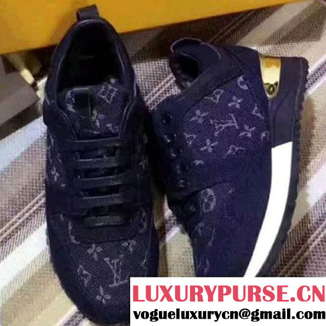 Louis Vuitton Run Away Sneaker Denim Canvas Blue 2017 (GD5023-7080716 )