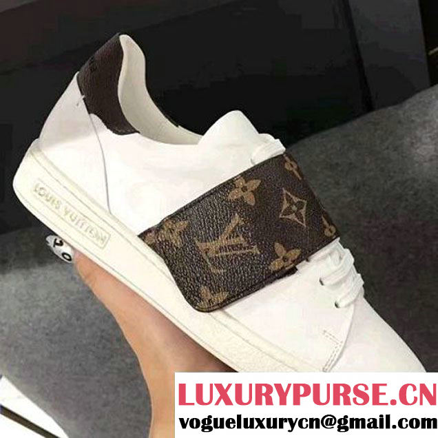 Louis Vuitton Frontrow Sneaker White/Monogram Canvas 2017 (GD5023-7080720 )