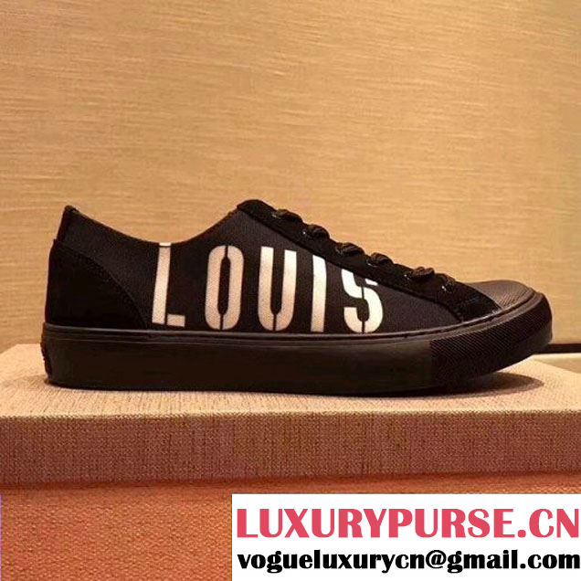 Louis Vuitton Tatoo Sneaker 1A379I Black 2017 (JQB-7091842 )