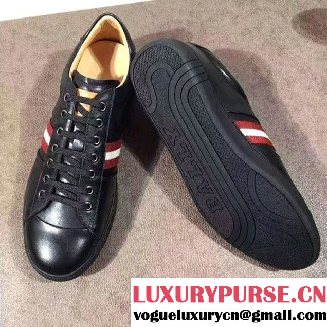 Prada Black Leather Sneaker For Men 2017 (7050255 )