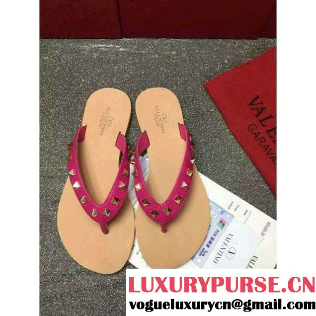 Valentino Hawaiian Couture Thong Sandal Rosy 2016 (GD3015-6042340 )