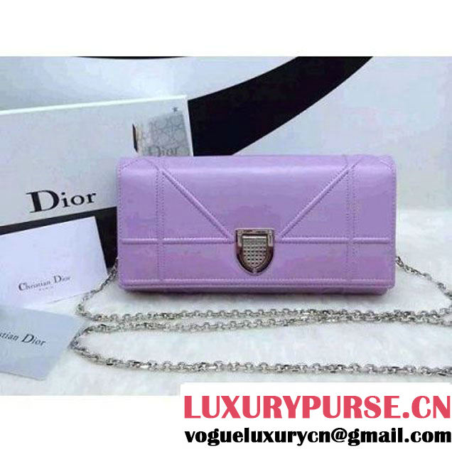 Dior Diorama Croisiere Wallet In Lavender Lambskin 2015 (1a069-061809 )