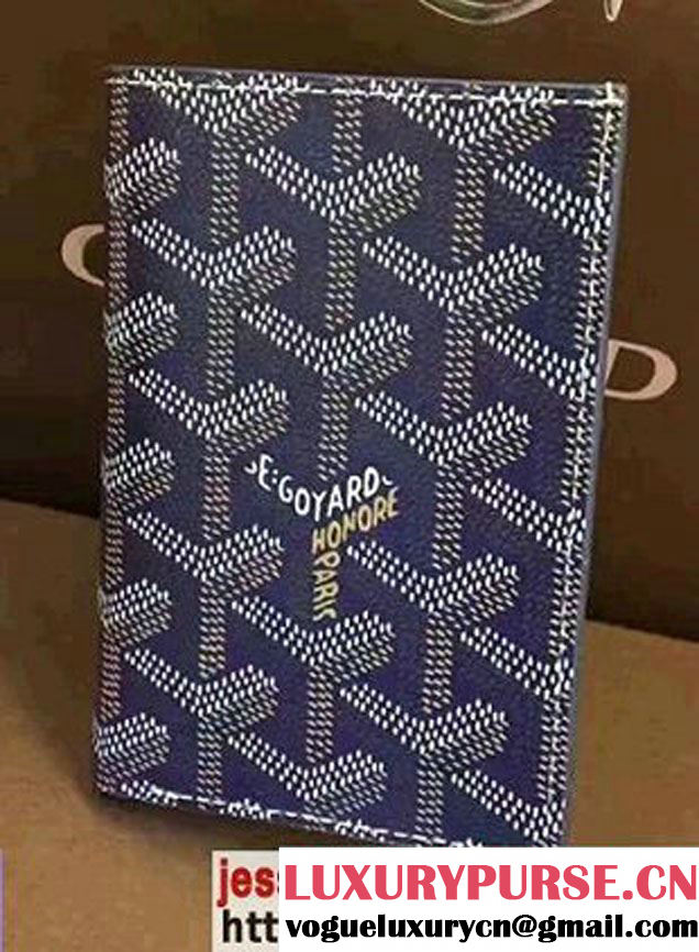 Goyard Leather Card Cover Wallet 2017