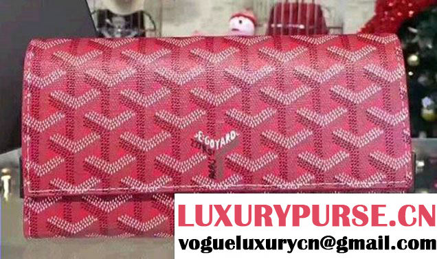 Goyard Long Flap Wallet