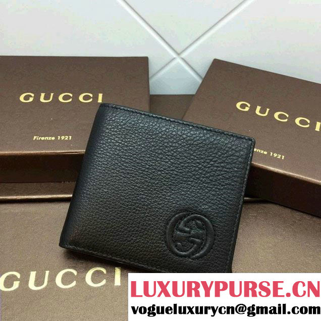 Gucci Leather Soho Wallet Black 2014