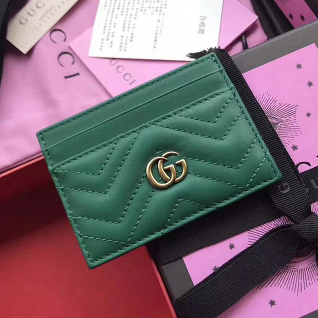 Gucci Marmont Card 443127 Green