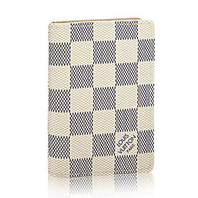 Louis Vuitton N63144 Pocket Organizer Damier Azur Canvas