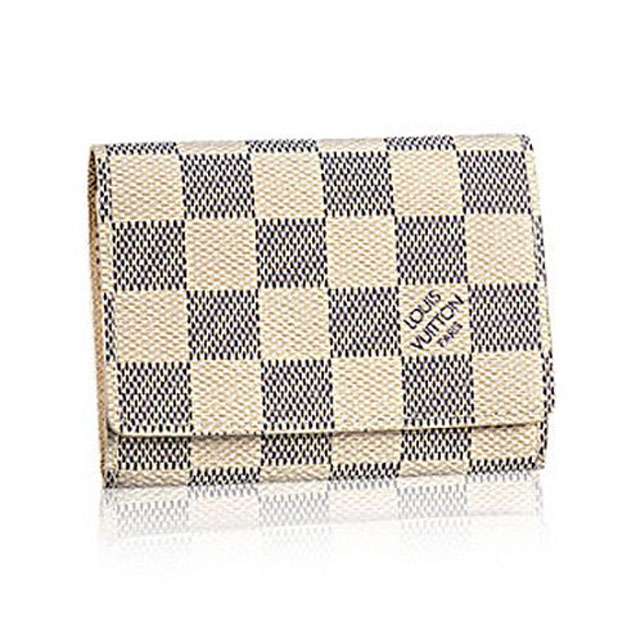 Louis Vuitton N61746 Business Card Holder Damier Azur Canvas