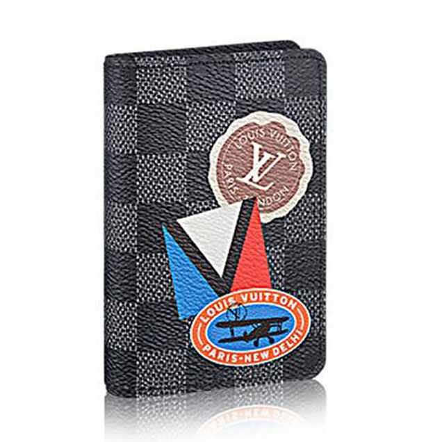 Louis Vuitton Pocket Organizer N64440 Damier Graphite Stickers