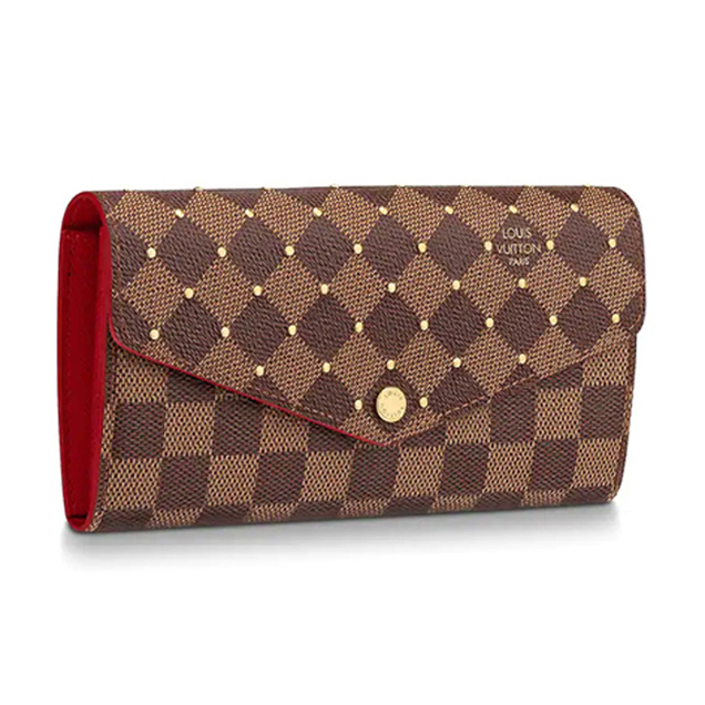 Louis Vuitton Damier Ebene Canvas Sarah Wallet N60123