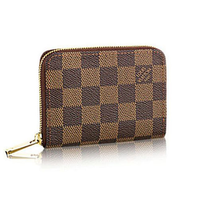 Louis Vuitton N63070 Zippy Coin Purse Damier Ebene Canvas