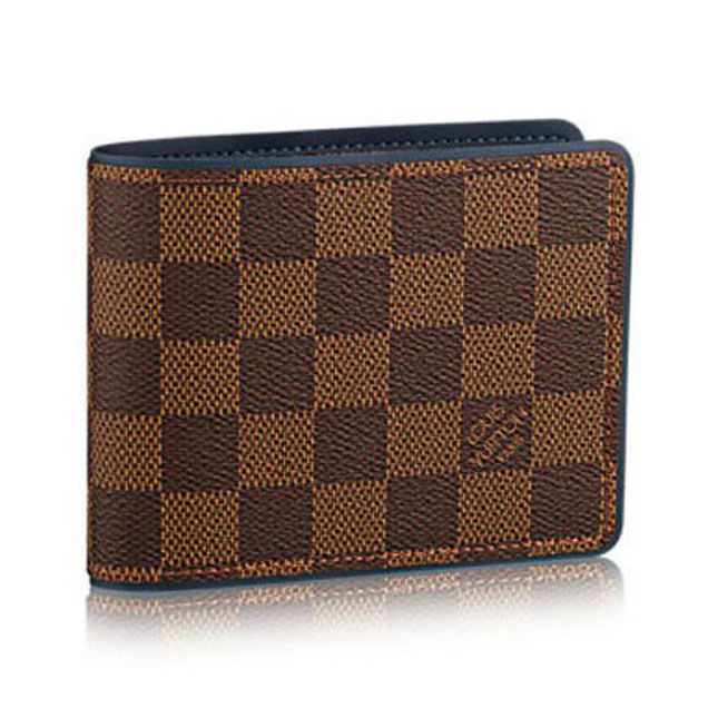 Louis Vuitton N63167 Multiple Wallet Damier Ebene Canvas