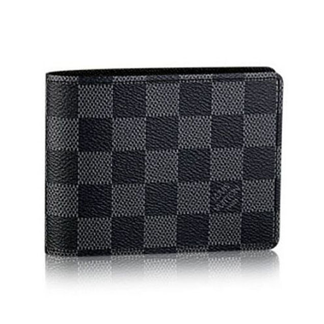 Louis Vuitton N62663 Multiple Wallet Damier Graphite Canvas