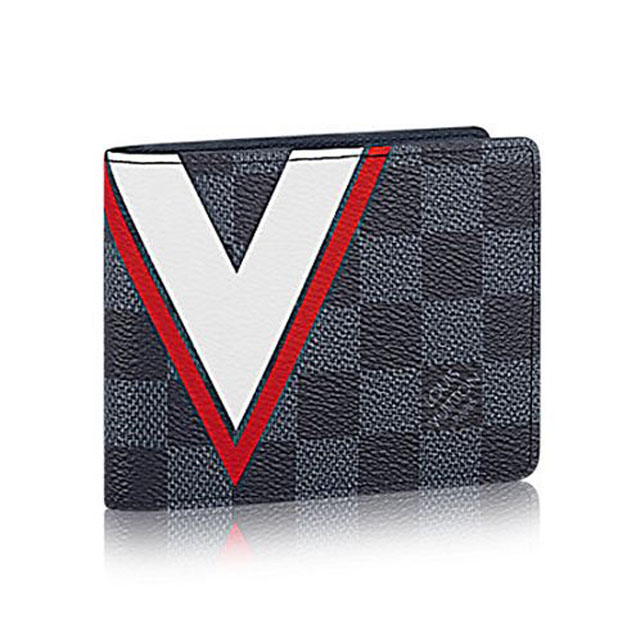 Louis Vuitton N64008 Slender Wallet Damier Cobalt Canvas