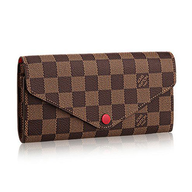 Louis Vuitton N63543 Josephine Wallet Damier Ebene Canvas