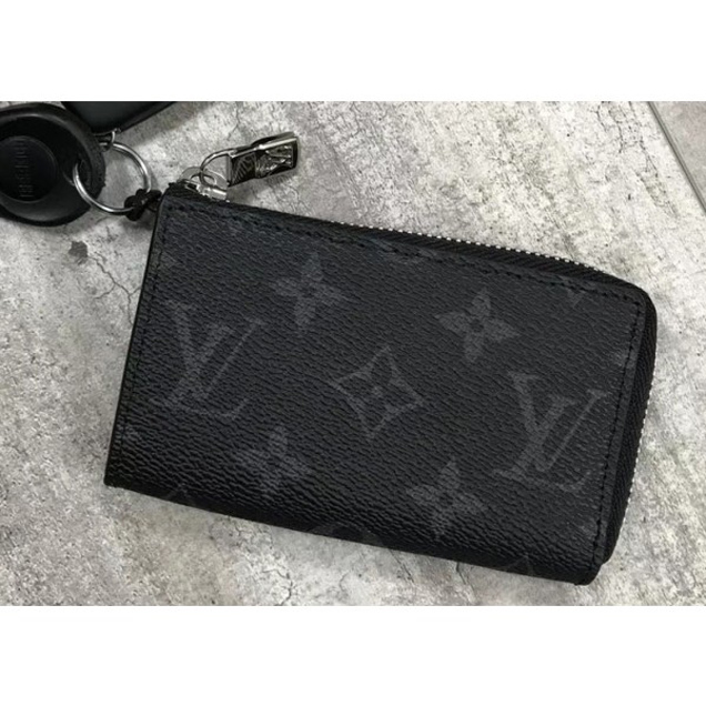 Louis Vuitton Car Key Case M64430 Monogram Eclipse Canvas