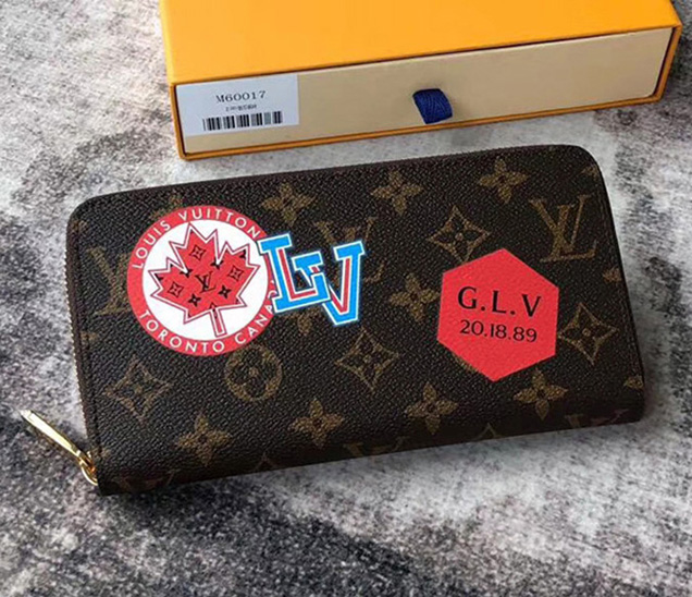 Louis Vuitton Zippy Wallet My LV World Tour M60017C Monogram Canvas