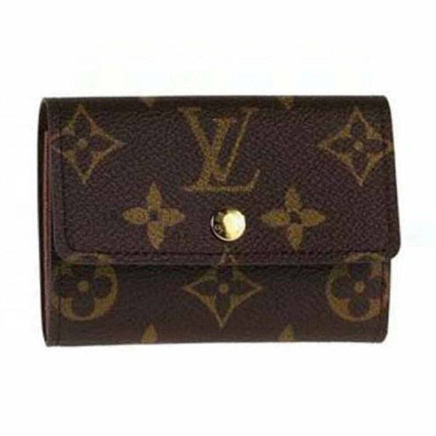 Louis Vuitton M61930 Flat Coin Purse Monogram Canvas